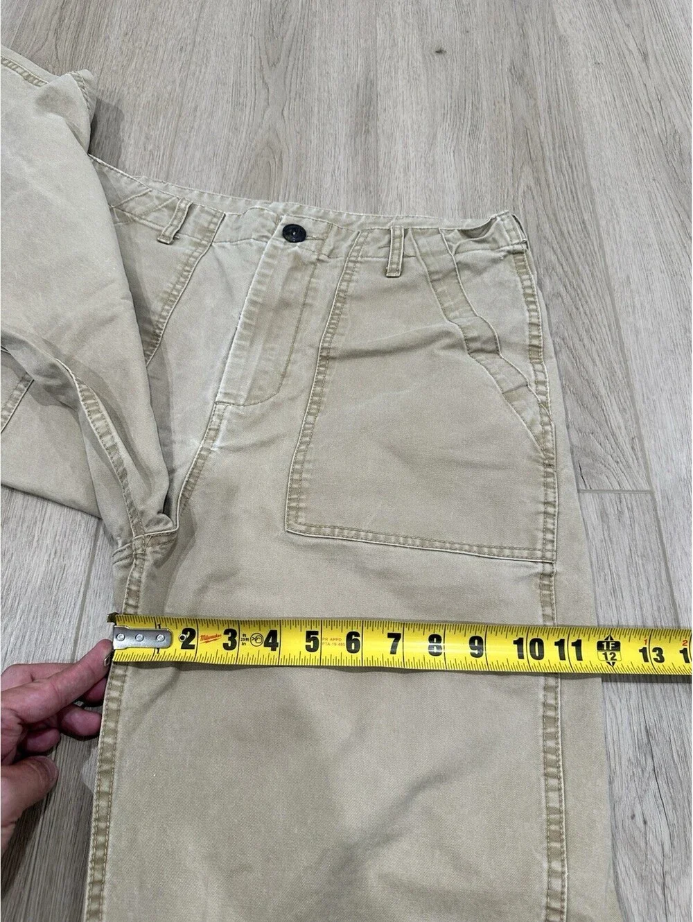 Blacksmith Store Pants Khaki Fatigue Pants Cotton Size Medium 32x26